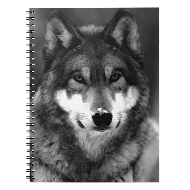 Caderno Espiral Lobo (Frente)