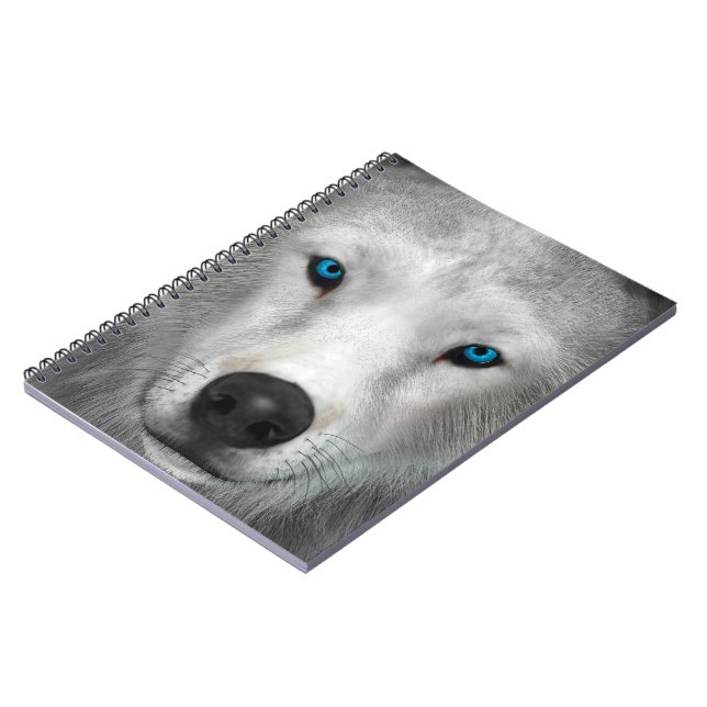 Caderno Espiral Lobo Ártico (Left Side)