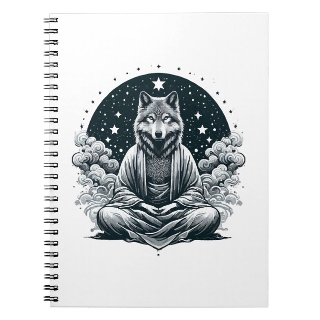 Caderno Espiral Lobo Consciente (Frente)