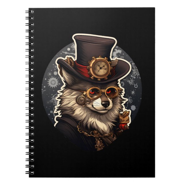 Caderno Espiral Lobo-do-inverno (Frente)