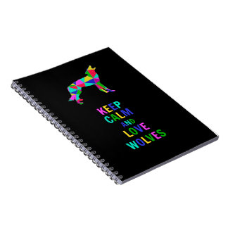 Caderno Espiral Lobos do amor