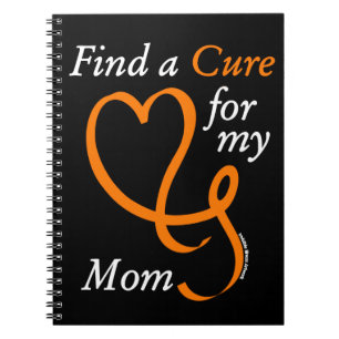 Caderno Espiral Localizar um Cure/Heart/Mãe...RSD/CRPS