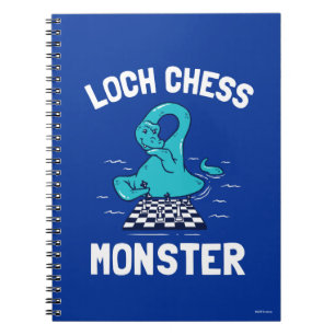 Caderno Espiral Loch Chess Monster