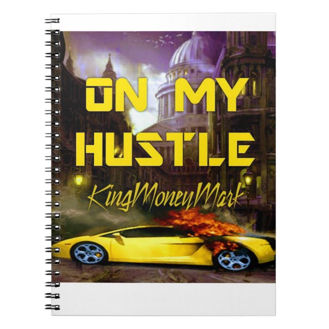 CADERNO ESPIRAL LOGO HUSTLE HARD (Frente)