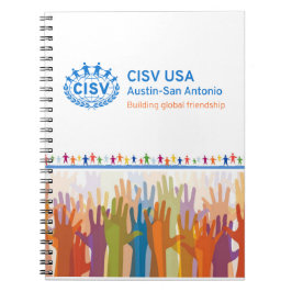 Caderno Espiral Logotipo CISV Austin
