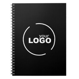 Caderno Espiral Logotipo comercial moderno profissional preto