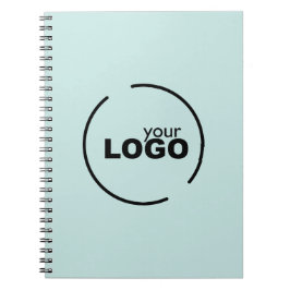 Caderno Espiral Logotipo comercial moderno profissional Turquesa l