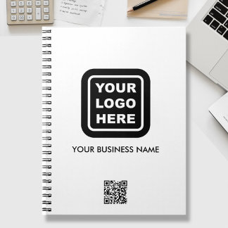 Caderno Espiral Logotipo comercial personalizado Código QR Promoci