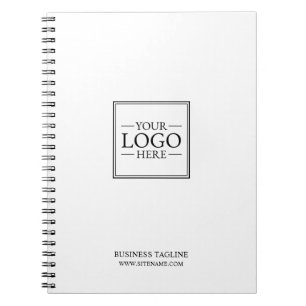 Caderno Espiral Logotipo comercial personalizado com texto persona