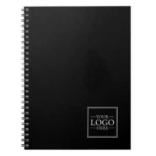 Caderno Espiral Logotipo comercial personalizado com texto persona