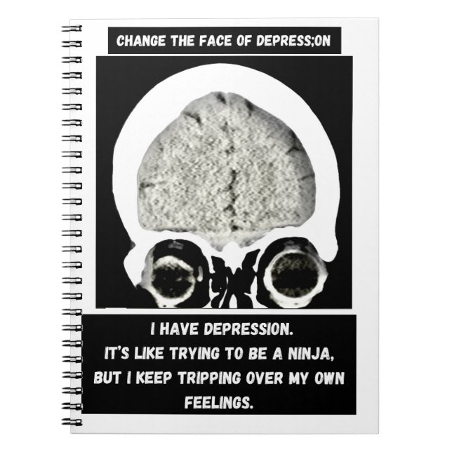 Caderno Espiral logotipo CTFOD_Ninja CTScan (Frente)