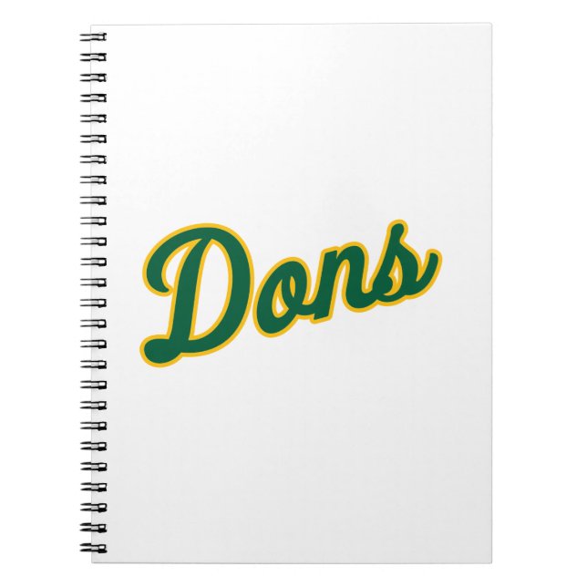 Caderno Espiral Logotipo da Dons Script (Frente)