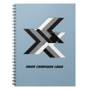 Caderno Espiral LOGOTIPO DA SUA EMPRESA, personalizado, adicione s