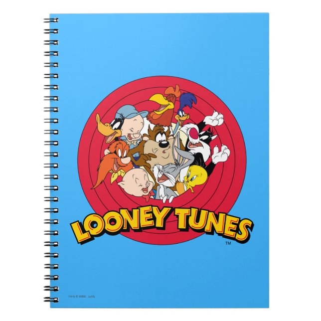 Caderno Espiral Logotipo de caractere LOONEY TUNES™ (Frente)