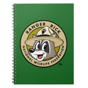 Caderno Espiral Logotipo do rick da guarda florestal do rick da