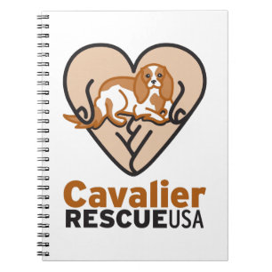 Caderno Espiral Logotipo dos EUA do salvamento dos Cavalier