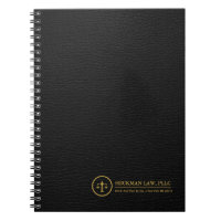 Logotipo Dourado de Textura de couro preto simples