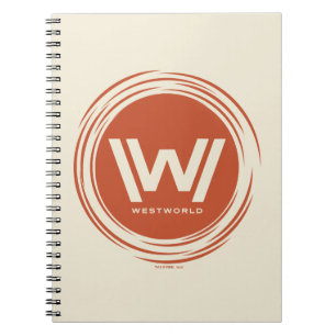 Caderno Espiral Logotipo estilizado de Westworld Sun