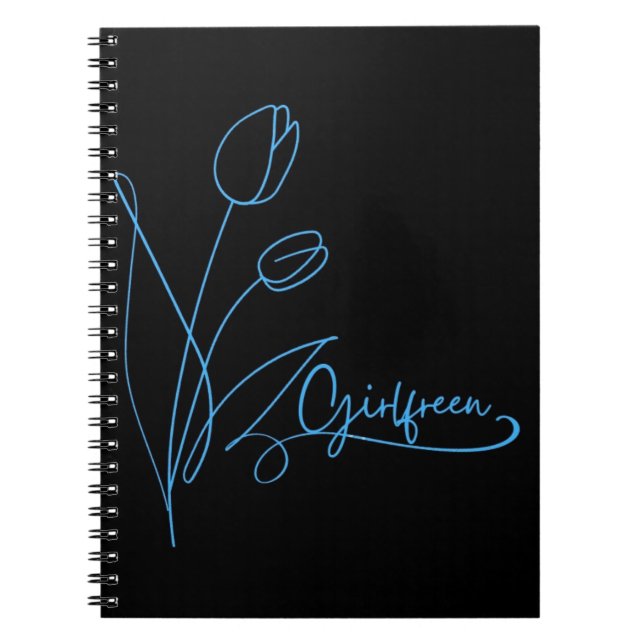Caderno Espiral Logotipo Girlfreen - Notebook Fotográfico Espiral (Frente)
