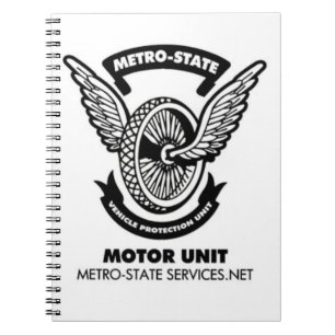 Caderno Espiral Logotipo Metro State