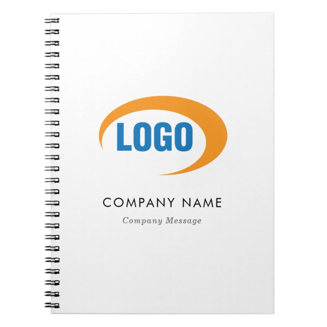 Caderno Espiral Logotipo personalizado (Frente)