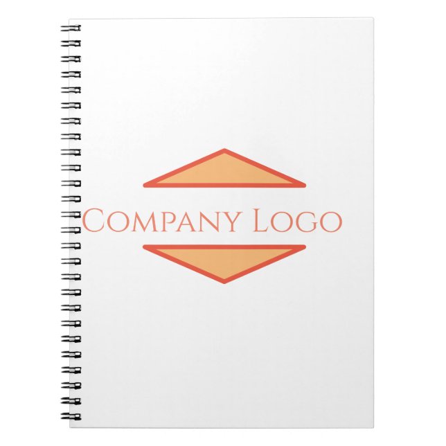 Caderno Espiral Logotipo Personalizado da Empresa (Frente)