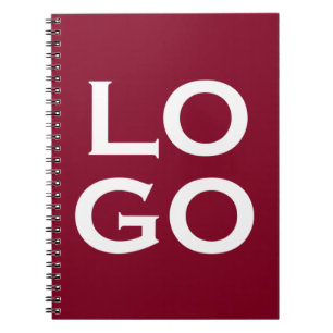 Caderno Espiral Logotipo Personalizado de Empresa ou Negócio em Bu