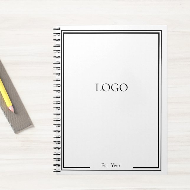 Caderno Espiral Logotipo Personalizado - Presente Promocional para (Criador carregado)