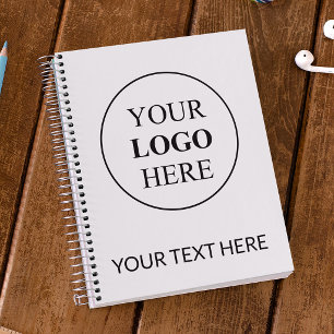 Caderno Espiral Logotipo Promocional Personalizado – Sem Pedido Mí