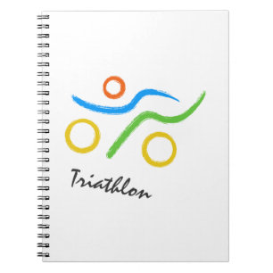 Caderno Espiral Logotipo Triathlon