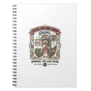 Caderno Espiral Loja de Discos Jesus Gospel Loja de Discos Jesus C