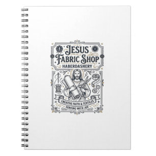 Caderno Espiral Loja de Tecidos Jesus Armarinho Loja de Tecidos Je