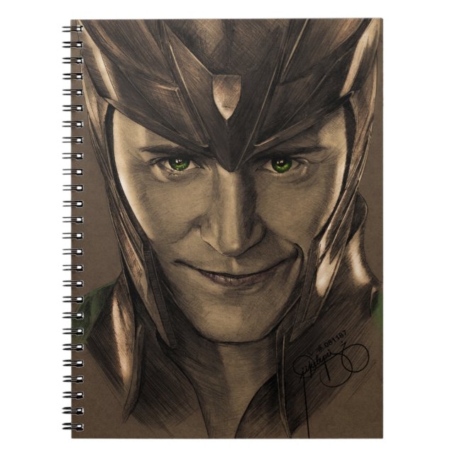 Caderno Espiral Loki Drawing (Frente)