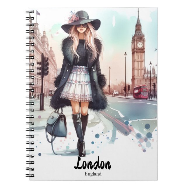 Caderno Espiral London (Frente)