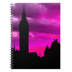 Caderno Espiral London City Sunset