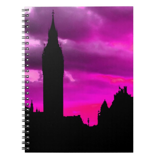 Caderno Espiral London City Sunset (Frente)