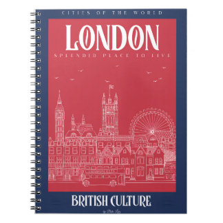 Caderno Espiral Londres - Lugar esplêndido para viver