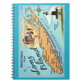 Caderno Espiral Long Island NY Spiral Notebook