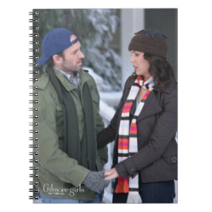 Caderno Espiral Lorelai & Luke segurando mãos na neve