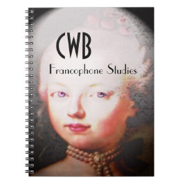 Caderno Espiral Lorraynn Monograma Barroco Francês