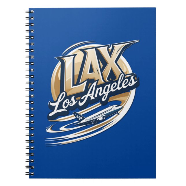 Caderno Espiral Los Angeles LAX Airport Code Notebook (Frente)
