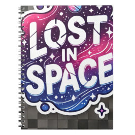 Caderno Espiral Lost in Space - Vibrant Galaxy Sticker