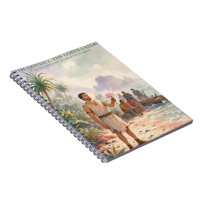 Caderno Espiral Lotus Dream Island (Lado Direito)