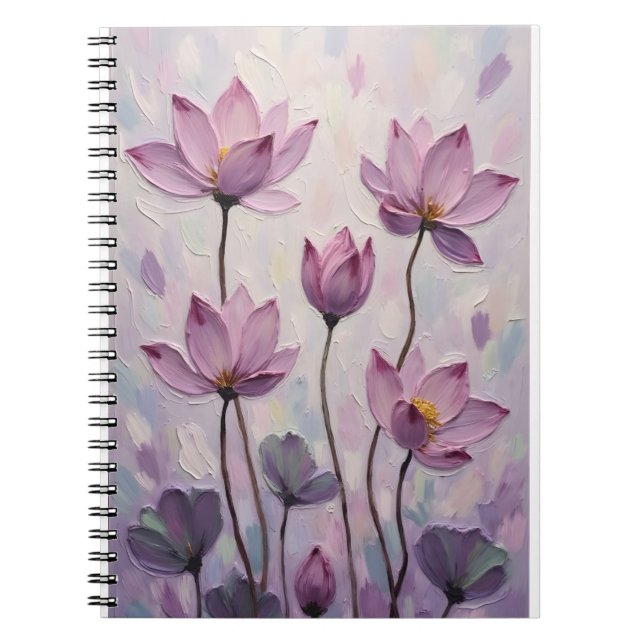 Caderno Espiral Lotus – Oil Painting (Frente)