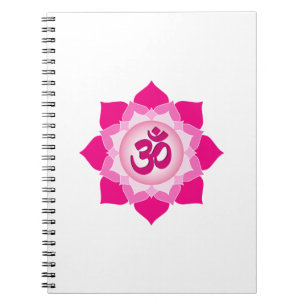 Caderno Espiral Lótus rosa