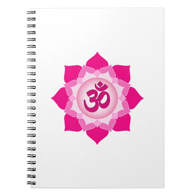 Caderno Espiral Lótus rosa (Frente)