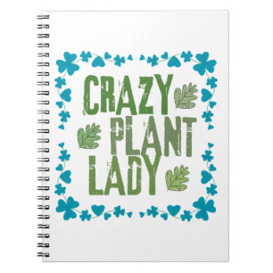 Caderno Espiral Louca por Plantas