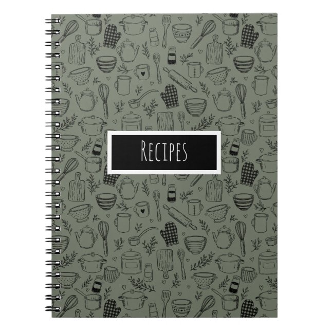 Caderno Espiral Louças de cozinha (Frente)