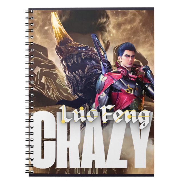 Caderno Espiral Louco - Luo Feng (Frente)