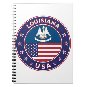 Caderno Espiral Louisiana